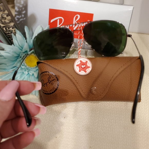 Sale RAY BAN 3026 SUNGLASSES Gunmetal frame & CASE - Picture 3 of 7